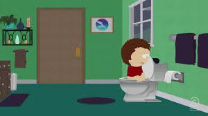 Если бы автор смотрел South Park, то знал бы как надо сесть