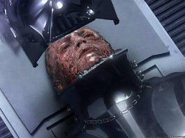 Неправда вот на нем маска была, я сам в кино видел!!!