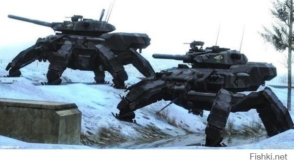 Российская бронетанковая кавалерия форсирует ров укропии