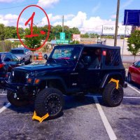 (на фото №1) Владелец Джипа-БЫДЛО! Тут нет претензий справедливо его наказали!
НО (Фото №2)такая ситуация возникает повсеместно!Даже у адекватных водил!А происходит это в результате того что накануне днем стоянка переполнена и все друг к другу жмутся и парковочные места по разметке уже не соблюдаются лиж бы плотнее встать!И по какой то причине оставили машину на парковке на ночь а утром пока стоянка не занята ночевавшие на ней одинокие машины выглядят так как будь то их нагло запарковал хам!Так что к таким будьте снисходительнее;)