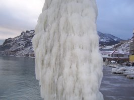 а вот Коктебель зимний :)
правда 2006 год.
