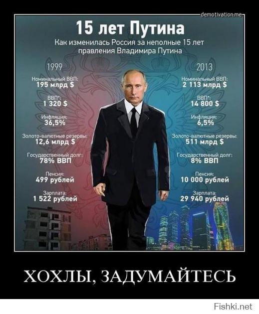 У Путина нет мечты. Он и так уже Путин