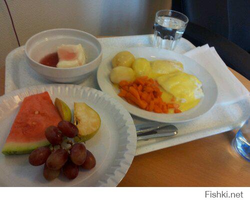 Ну ну, доказывать не собираюсь, но это самый обычный обед в самой обычной норвежской государственной больнице.