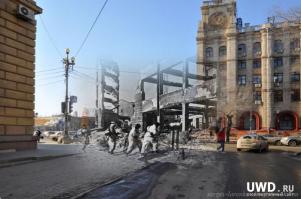 сам из Волгограда. Интересны наложения современных и военных фотографий. острее начинаешь чувствовать историю города