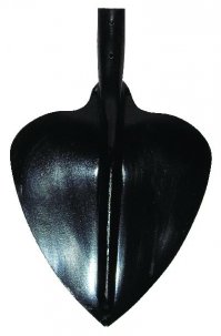 На лбу не фонарь, а канагонка и лопаты специфические "червонки", больше нигде не видел. Раза в 1,5 больше берет чем совковая. Разрешите представиться, проходчик 4 разряда, 1,5 года подземного стажа  :)