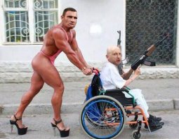 Скоро во всех кинотеатрах Украины новый военно-патриотический фильм снятый по мотивам книги Ярослава Гашека "Приключения бравого солдата Швейка", "Турчинов идет на войну" в сопровождении своей служанки (Кличко). Авторы сценария: Керри, Байден, Меркель, Псаки и многие другие. Режиссер постановщик Б.Обама.На ваше обозрение кадр из фильма:-