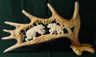 Варнавинская резьба по кости