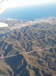 Фотографии из окна самолёта