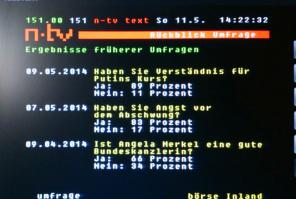 вот результаты того же опроса с телетекста...
сфоткал специально для тех кто не успел его по тв увидеть...потому что удалили почти сразу...