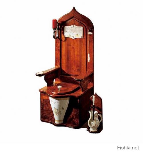 Унитаз Herbeau Dagobert за $11298.40, если вам нужен деревянный туалет-трон.
