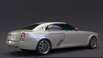 Volga GAZ 21 мой 3d концепт