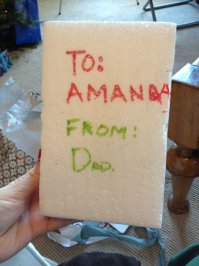 Мне кажется или на этой картинке не только с упаковкой решили не заморачиваться, но и с подарком. Просто подарили кусок пенопласта.