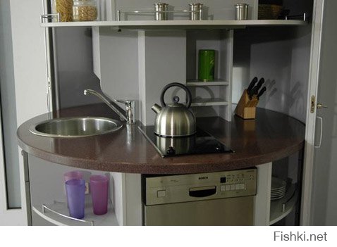 Как визуально увеличить маленькую кухню