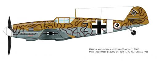 На схеме изображен не Me109G2, а Me109E, а вот схема вооружения действительно от G2 с мотор-пушкой. Сравните: слева Густав, справа Эмиль.
