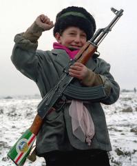 Наверно мода красоваться перед камерой с оружием от них пошли 90 годы Чечня? Ну на последний фотке .........