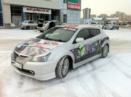 :) Я ничего не хочу сказать, но 75% тут не аэро - а винилография. Т.е. рисунок подготавливается в фотошопе, потом печатается на пленке и уже наносится на авто.  Это просто одно из направлений нашей деятельности, ну вкратце как-то вот так.