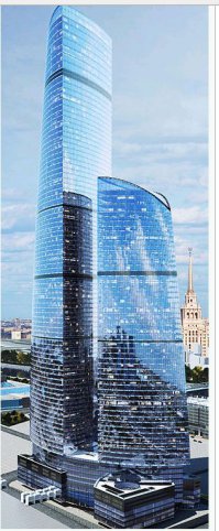 Есть. :) Заканчивают остекление.   А еще у нас много домов овер 240 метров высотой - и представляешь - их тоже нужно мыть