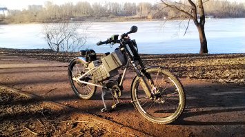 я сначала ездил на дорогой вилке!