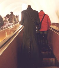 Необычные пассажиры в метро Санкт-Петербурга