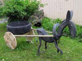 Светлые творческие ЛИЧНОСТИ с какими то интересами МОЛОДЦЫ А это из покрышек во фантазия у людей