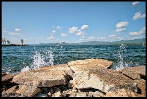 озеро Тургояк - "младший брат" Байкала по чистоте воды. Челябинская обл.