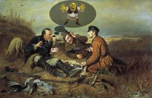 Старые картины с новыми героями