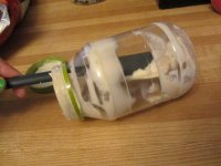 "В банке осталось немного майонеза? Добавь к нему чуточку уксуса, оливкового масла и специи."  Добавь ещё немного соли,сахара,пару яиц,взбей блендером и опять получишь целую банку майонеза ;)