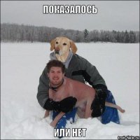 Показалось