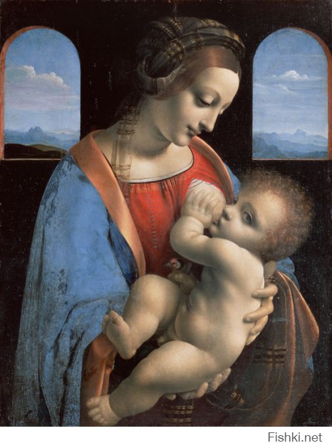 Копия с шедевра Леонардо да Винчи