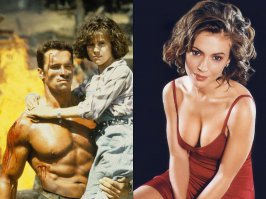 Ну, этот факт многие знают - Алисса Милано в "Коммандо".