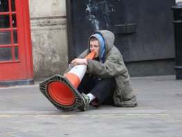 Нормально так затянулся, аж дымок из темечка повалил