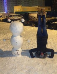 18 инсталляций из снега, сделанные природой