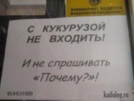 Смешные надписи и объявления