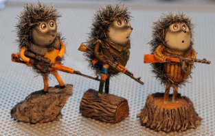 Очаровательные ежики Елены Ереминой