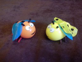 вот мое "творение" на огород)))  из яиц вэлли