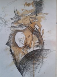 А я кофе пролила))