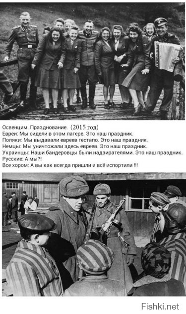 Спасибо России за освобождение Освенцима