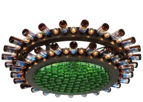 Домашний креатив. Что это - старая бутылка или новая супер-люстра?