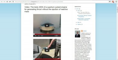 Здесь видео с опытами этой фигни, т.к. фишки не дают выложить ссыль, говорят - спам, вот скрин ссылки на блог учёного.