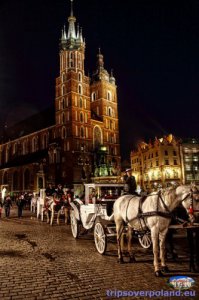 Краков ночью-)