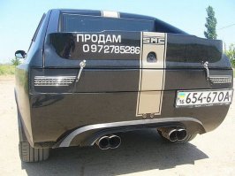 москвич под мустанг