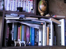 Почти в тему :)

13 лет назад дело было. Дочке буквально несколько дней от роду, первое посещение медсестры. Сидит она за столом, рассказывает, что и как делать, жена внимательно слушает и даже кое-что записывает. -- Вот, -- говорит медсестра, -- в ручках повышен тонус, надо массаж делать...
А жена, не отрываясь от записей, мимоходом:
-- Задние ноги тоже массажировать?
Я икаю, медсестра подвисает на пару секунд. Но потом находит в себе силы поднять глаза на висящую над столом книжную полку, плотно утрамбованную кинологической литературой. Глядит она на неё и невозмутимо продолжает:
-- Да, задние ноги тоже...

...а полка так и висит на своём месте. Только книжек в ней ещё добавилось :)