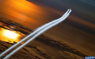 Потрясающие пейзажи, снятые в кабине пилота