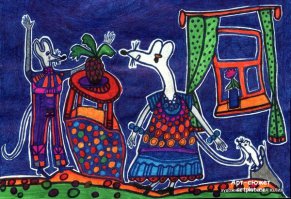 Поэтесса и художница.