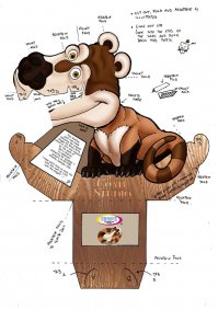 Можешь сам сделать такого дракона и поверить в магию)
Иллюзия называется Дракон Гарднера, существует множество ее вариаций.