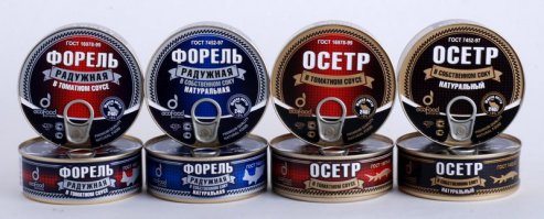 вот эти консервы пробуйте не пожалеете!!! Осетр особенно крут!!!