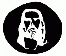 Вот это меня сильно испугало!!! Смотрите на 4 точки 30 секунд, потом отводите взгляд на потолок и моргайте, что видите?