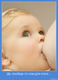 И еще, женская грудь успокаивает мужчину в любом возрасте!!!