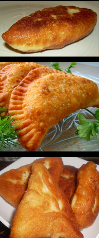 Пирожок, чебурек, беляш: