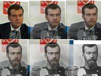 Вот кому надо Николая 2 в фильмах играть.Удивительное сходство.